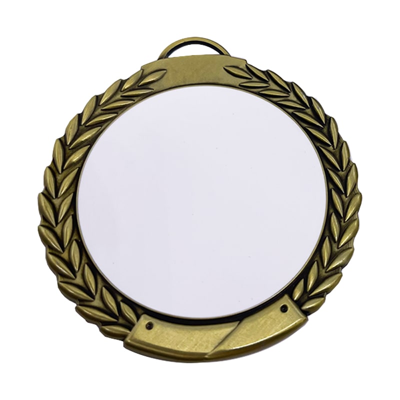 パーソナライズされたカスタムロゴ昇華銅ブランクメダル