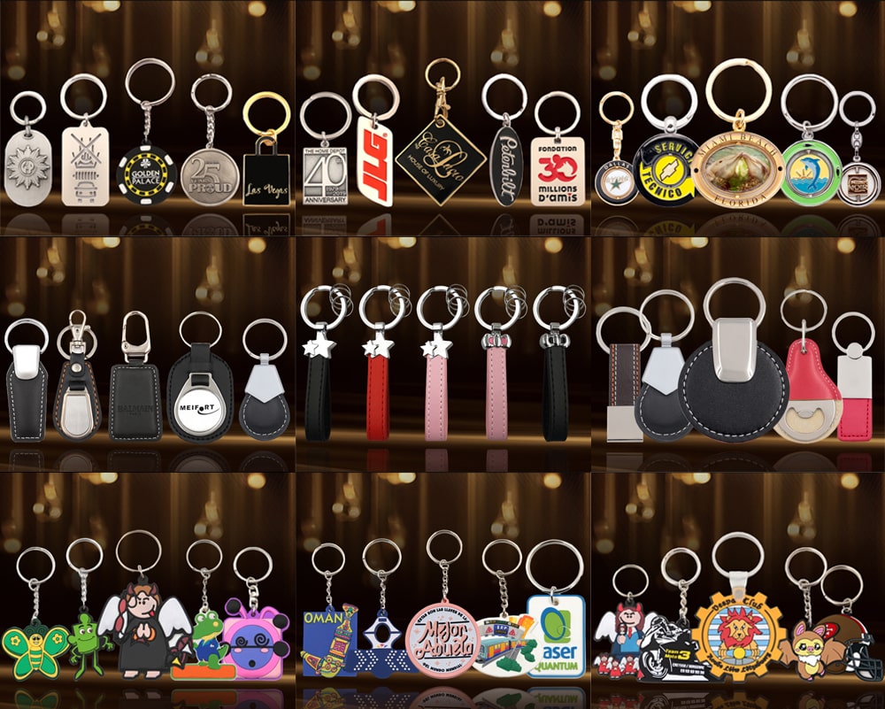 Custom anime enamel keychain supplier