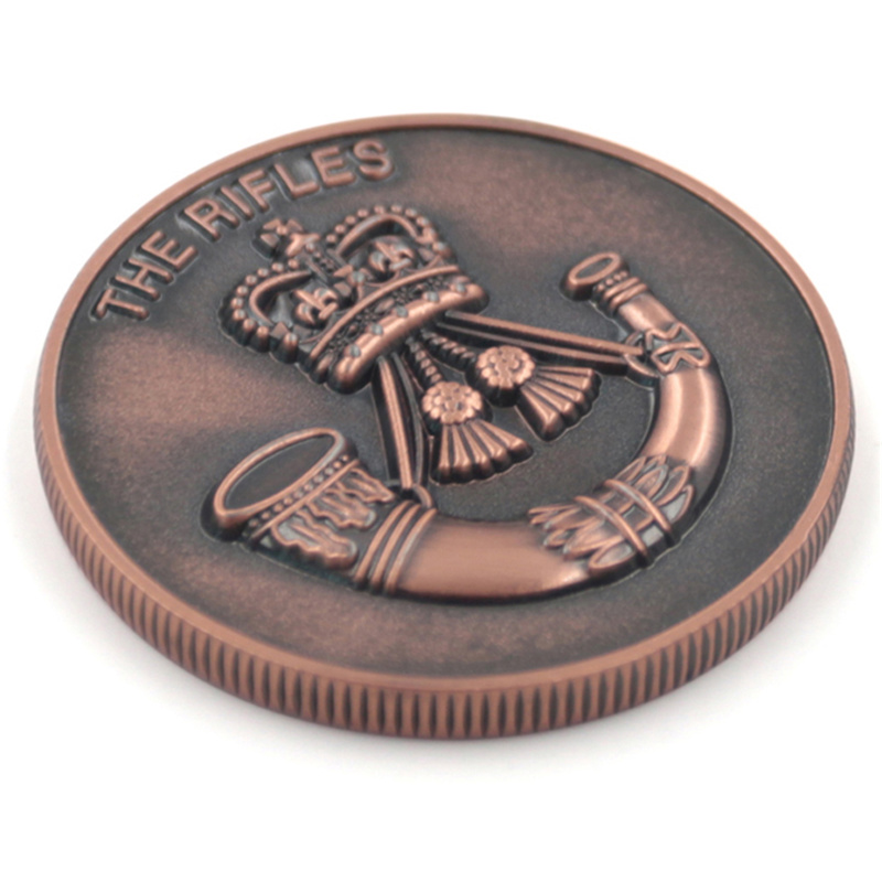 中国工場カスタムアンティーク銅金属チャレンジコイン