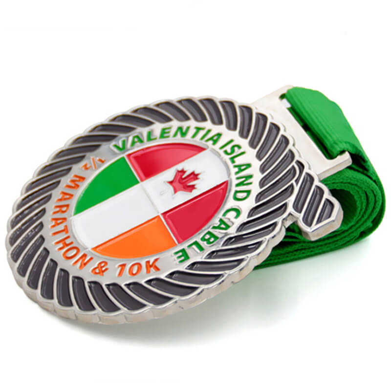 メタル ロゴ 10k マラソン メダル パーソナライズ