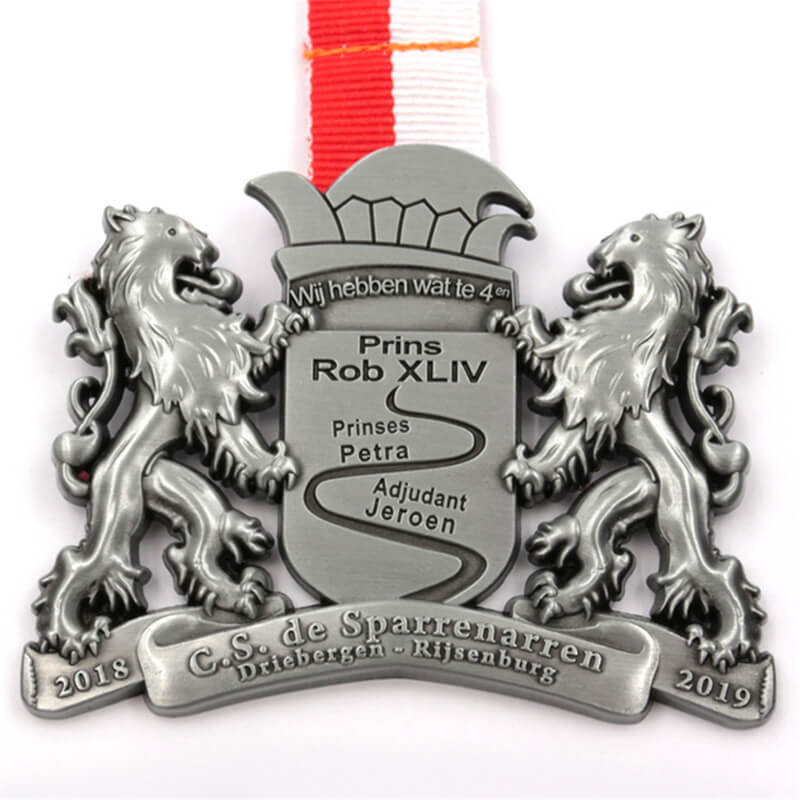 3d zinc alloy medal