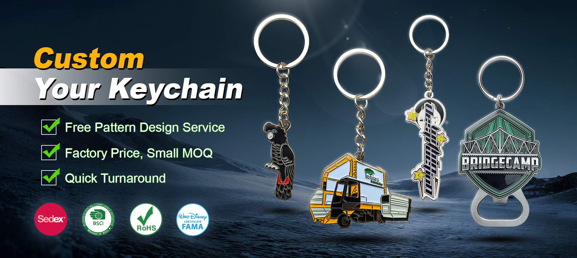 カスタムキーホルダー